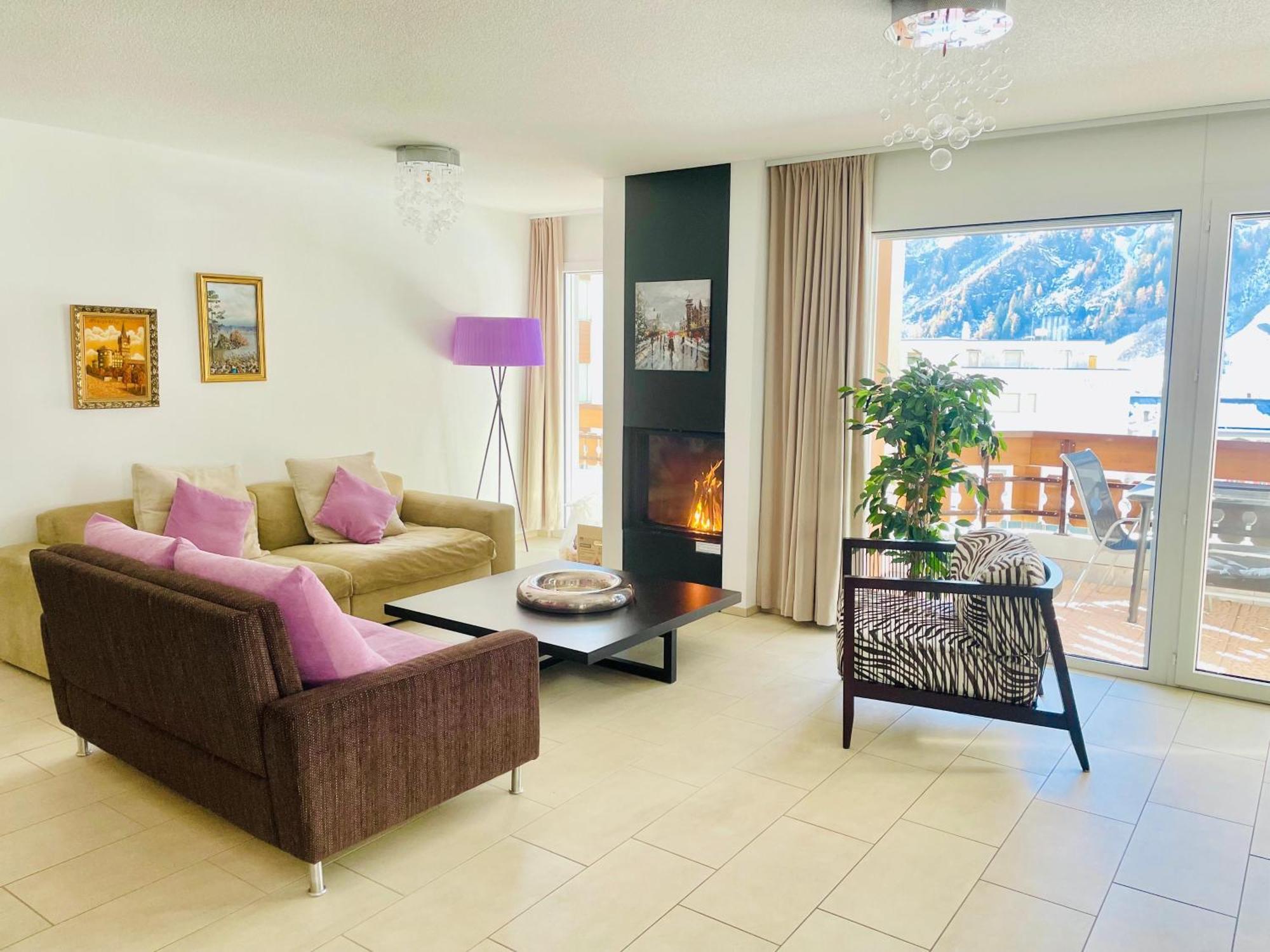Apartments Residenz Iris Leukerbad Eksteriør bilde